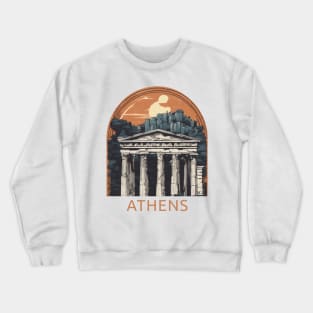 Athens, Ancient Greek Origins Crewneck Sweatshirt